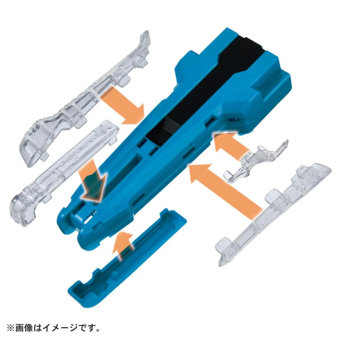 Beyblade X BX-42 Rubber Custom Grip (Blue Ver.) - Image 3
