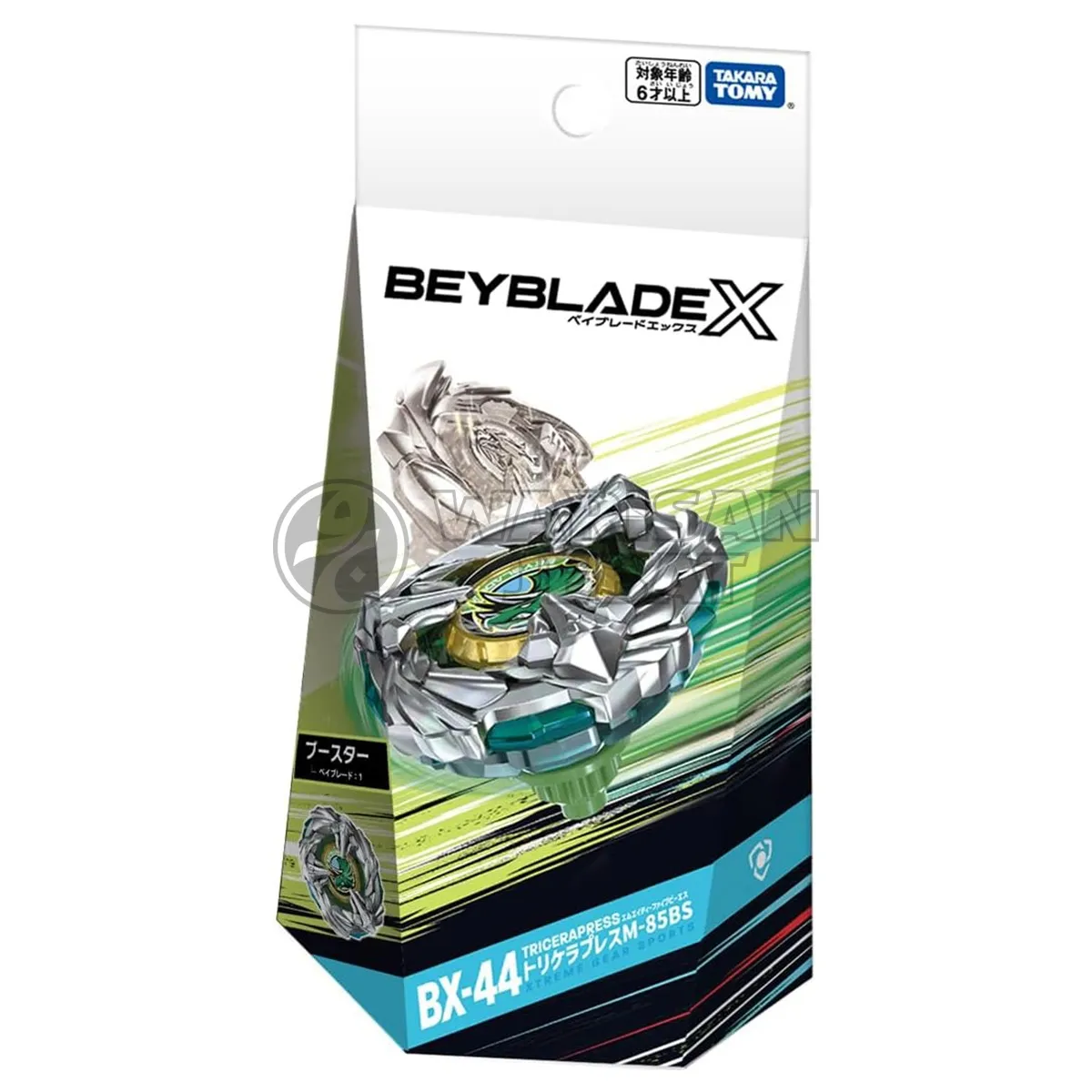 Beyblade X BX-44 Booster Tricera Press M-85BS