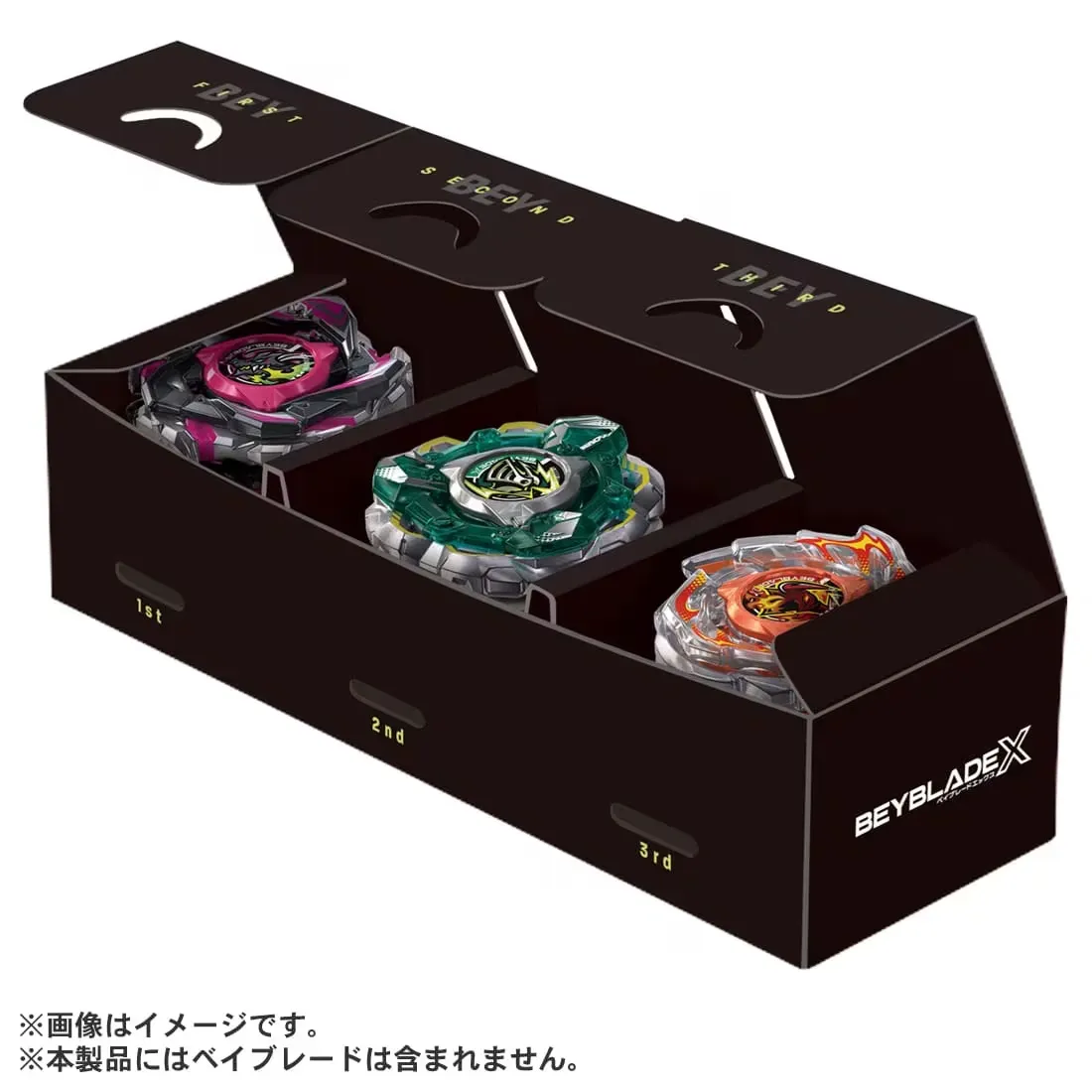 Beyblade X BX-57 3on3 Deck Case (Black Version) - Image 3