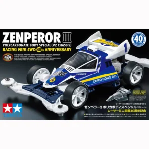 Mini 4WD 1/32 Zenperor III Polycarbonate Body Special (VZ Chassis)